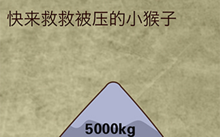 放弃是不可能放弃的第14关攻略  快来救救被压的小猴子