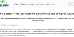 NVMe 1.4规范发布，进一步降低延迟